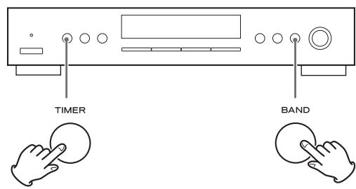 TEAC T-R650 - To reset your unit to the factory default - 1