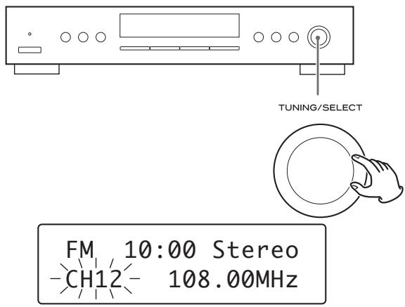 TEAC T-R650 - Presintonización manual - 5