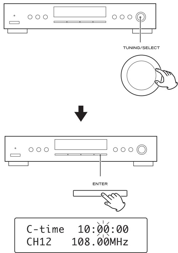 TEAC T-R650 - Klok gelijkzetten - 2