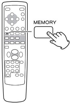 TEAC T-R650 - Druk op MEMORY. - 6