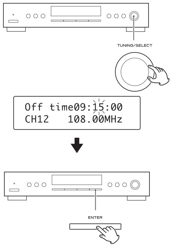 TEAC T-R650 - Impostazione del timer giornaliero 1 - 5