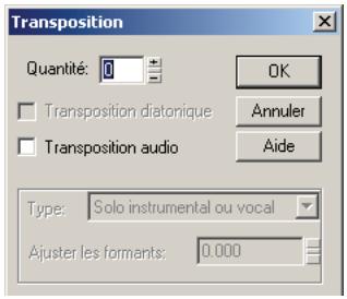 CAKEWALK SONAR 8 - Transposer des événements sélectionnés - 1