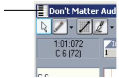 CAKEWALK SONAR 8 - Rendre une vue flottante - 1