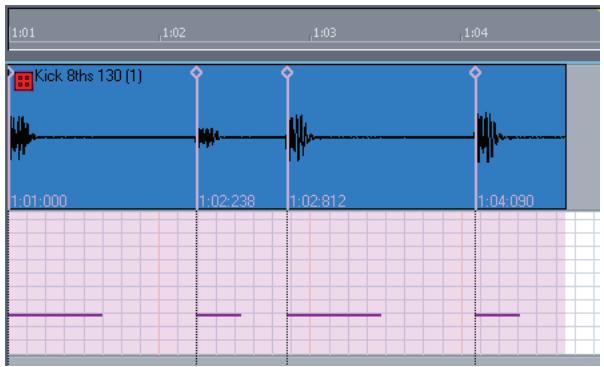 CAKEWALK SONAR 8 - Doublage de sons - 3