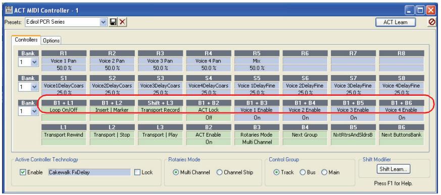 CAKEWALK SONAR 8 - Comment créer des presets contrôleur MIDI ACT - 7