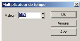 CAKEWALK SONAR 8 - Modifier le multiplicateur de tempo - 1