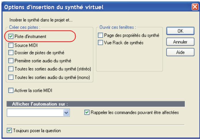 CAKEWALK SONAR 8 - Créer une piste d'instrument - 1