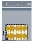 CAKEWALK SONAR 8 - Rogner un clip groove - 1