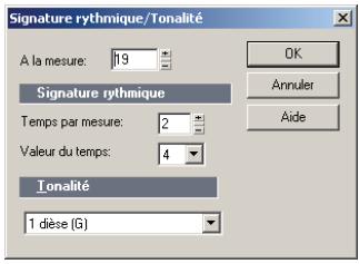 CAKEWALK SONAR 8 - Ajouter un changement de signature rythmique/tonalité - 1
