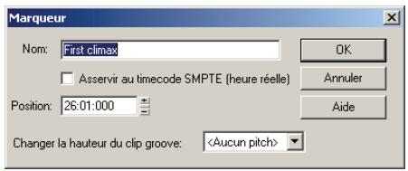 CAKEWALK SONAR 8 - Ajouter un marqueur - 1