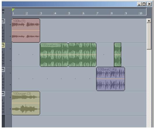 CAKEWALK SONAR 8 - Rogner un clip groove - 7
