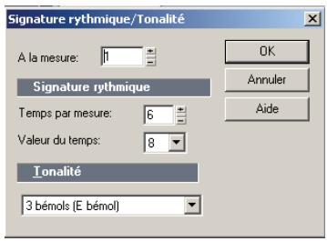 CAKEWALK SONAR 8 - Régler la signature rythmique et la tonalité - 1