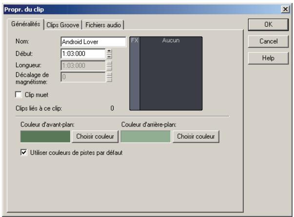 CAKEWALK SONAR 8 - Changer le nom d'un clip audio - 1
