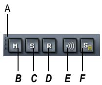 CAKEWALK SONAR 8 - La barre d'outils statut de lecture - 1