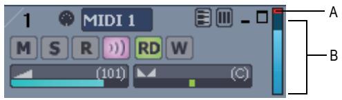 CAKEWALK SONAR 8 - Témoins d'activité MIDI - 1