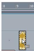 CAKEWALK SONAR 8 - Rogner un clip groove - 5