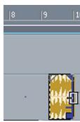 CAKEWALK SONAR 8 - Rogner un clip groove - 3