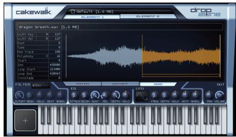 CAKEWALK SONAR 8 - Synthé DropZone - 1