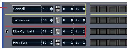 CAKEWALK SONAR 8 - Modifier l'ordre des lignes - 2
