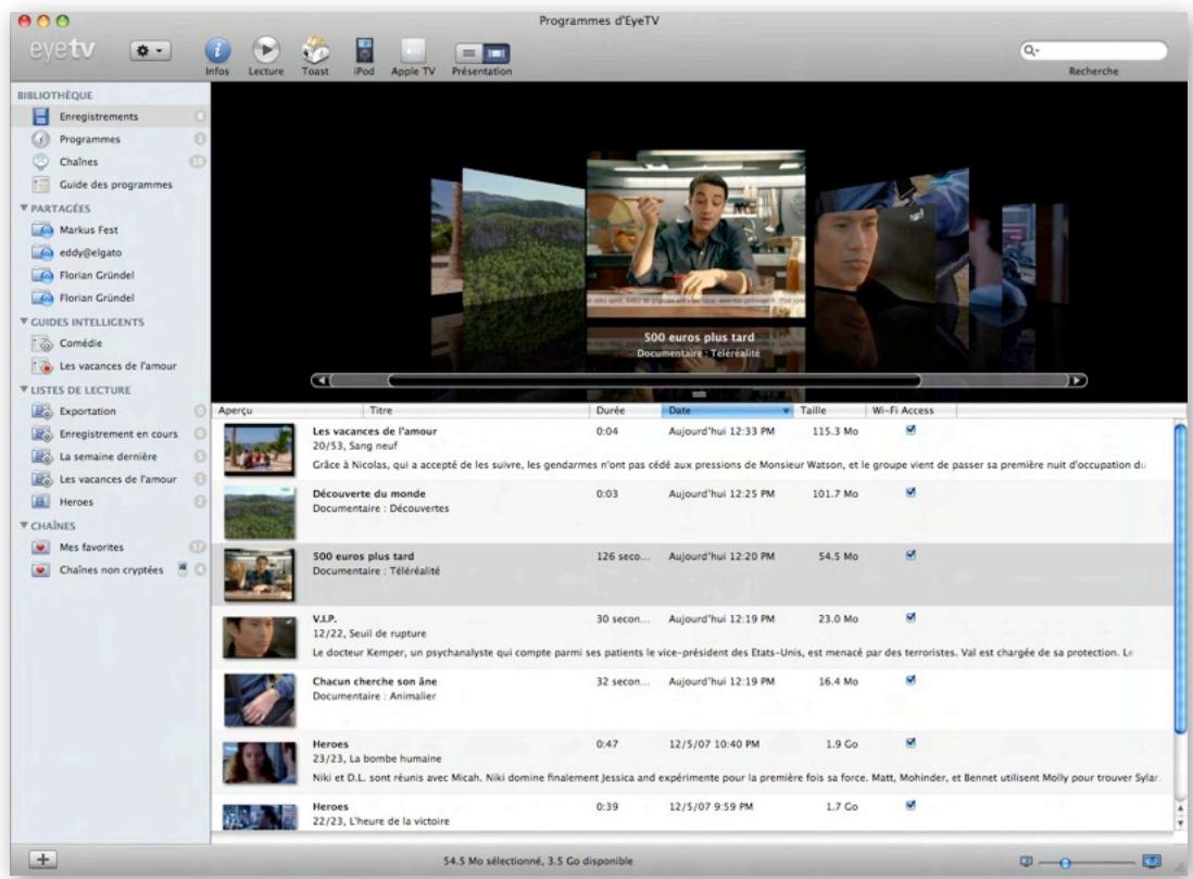 ELGATO EYETV SAT FREE - Conseils EyeTV - 1