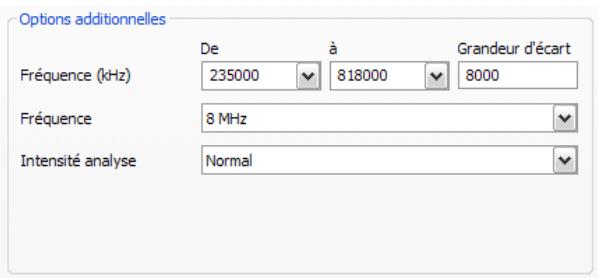 ELGATO THC - Mode analyse : analyse par bande de fréquences / balayage d'une fréquence - 1