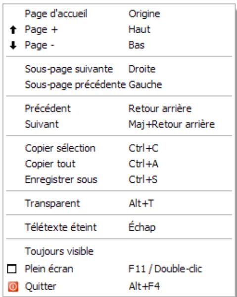 ELGATO THC - c) Menu contextual Télexteste - 1