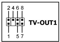 ABIT FATAL1TY F-I90HD - TV-OUT Header - 2