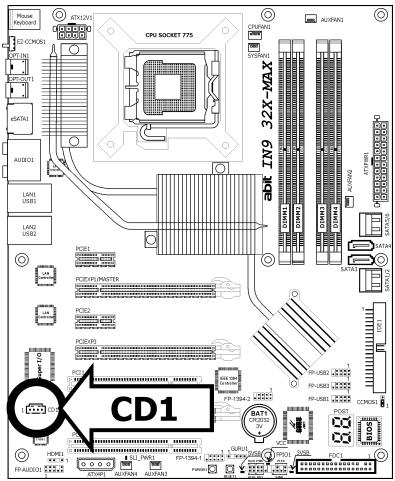 ABIT IN9 32X-MAX - Internal Audio Connectors - 1