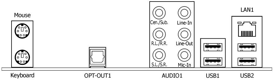 ABIT IP35 - Connecting Rear Panel I/O Devices - 2