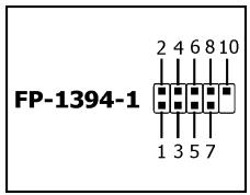 ABIT IP35 - Additional IEEE 1394 Port Header - 2