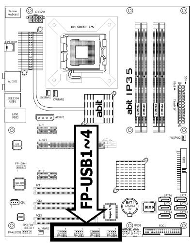ABIT IP35 - Additional USB 2.0 Port Headers - 1