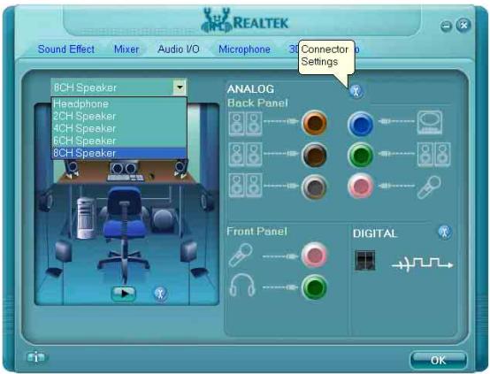 ABIT IP35 - Driver Configuration for AC'97 audio connection: - 2