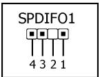 ABIT IP35 - S/PDIF Output Connection Header - 2