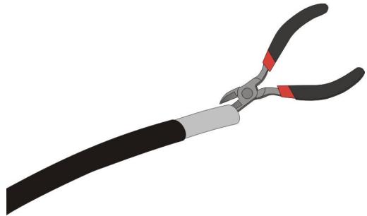 AKG AMM 10 - Stripping the CAT cable - 2