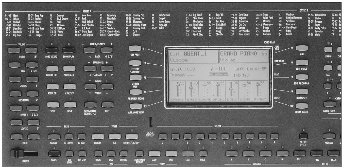 KETRON X1 - Commandes du volume - 1