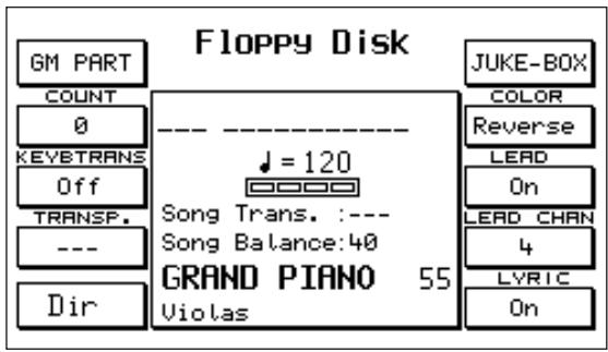 KETRON X1 - Reproduction d'un midi file à partir du hard disk ou d'un floppy disk - 1