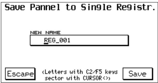 KETRON X1 - Pour sauvegarder une single registrations sur disque - 1