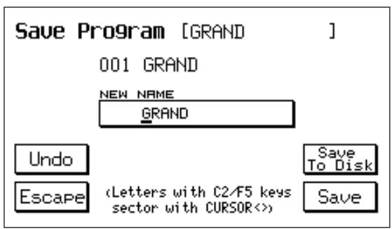 KETRON X4 - Pour mémoriser un Program: - 4