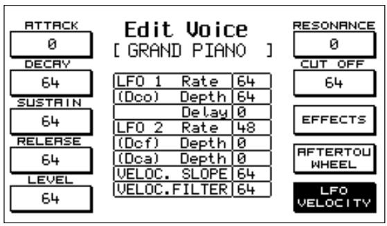 KETRON X4 - Pour programmer une User Voice: - 4