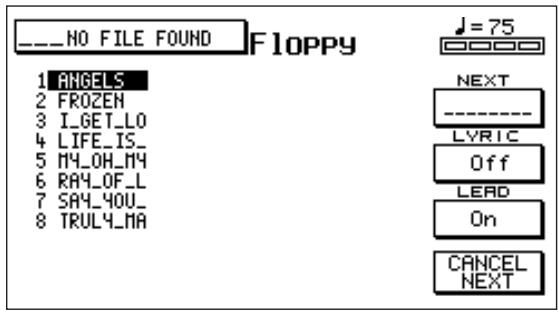 KETRON X4 - Juke Box: (F6) - 1