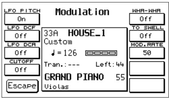 KETRON X8 - MODULATION (F3) - 3
