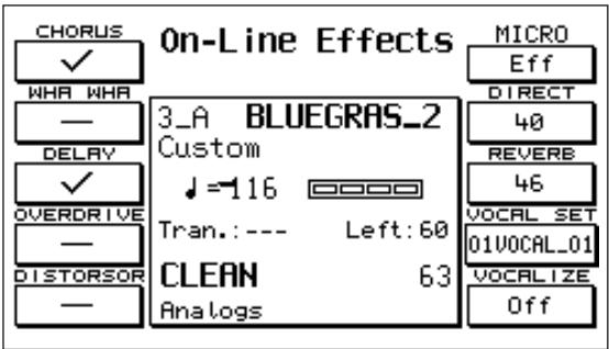 KETRON X8 - ON LINE EFFECTS - 1