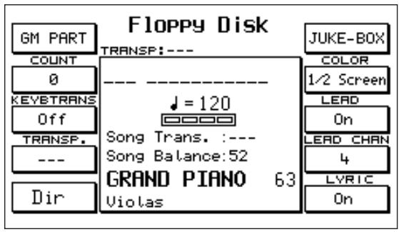 KETRON X8 - Autres touches de fonction utiles dans Song Play - 1