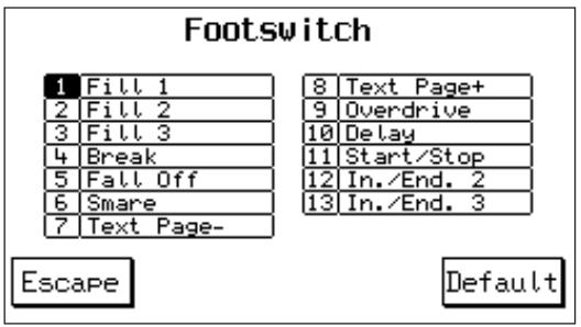 KETRON X8 - FOOTSWITCH - 1