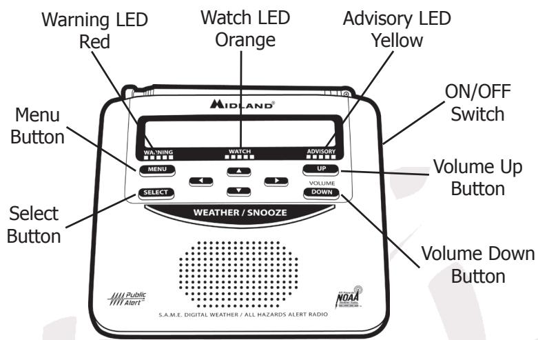 MIDLAND WR120 - Getting to know your Weather Radio - 1