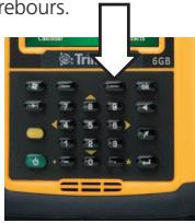 TRIMBLE NOMAD 900G - Réinitialisation matérielle - 1
