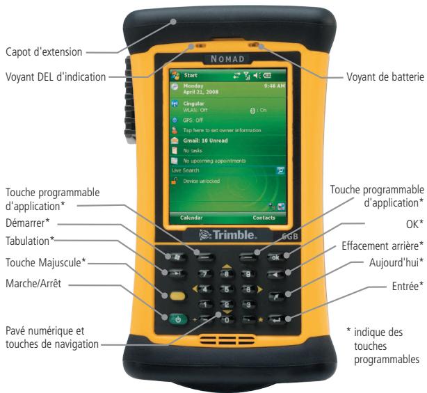 TRIMBLE NOMAD 900G - Apprendre à connaître votre terminal - 1