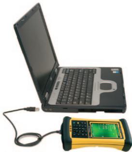 TRIMBLE NOMAD 900G - Connexion à un ordinateur - 1