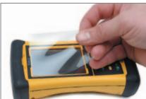TRIMBLE NOMAD 900G - Utilisation d'une protection d'écran - 2