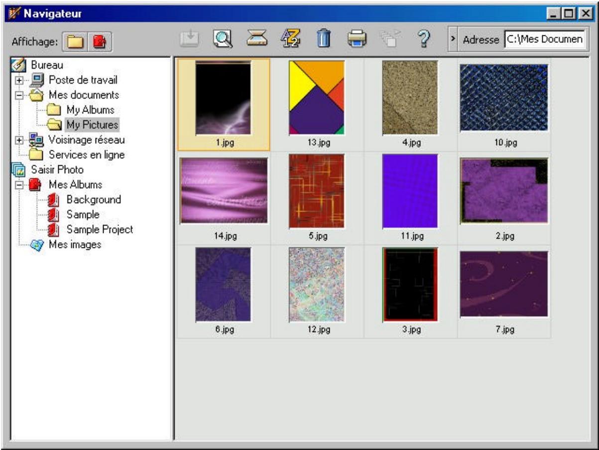 ARCSOFT PHOTOSTUDIO - Le Navigateur &amp; les albums ArcSoft - 1
